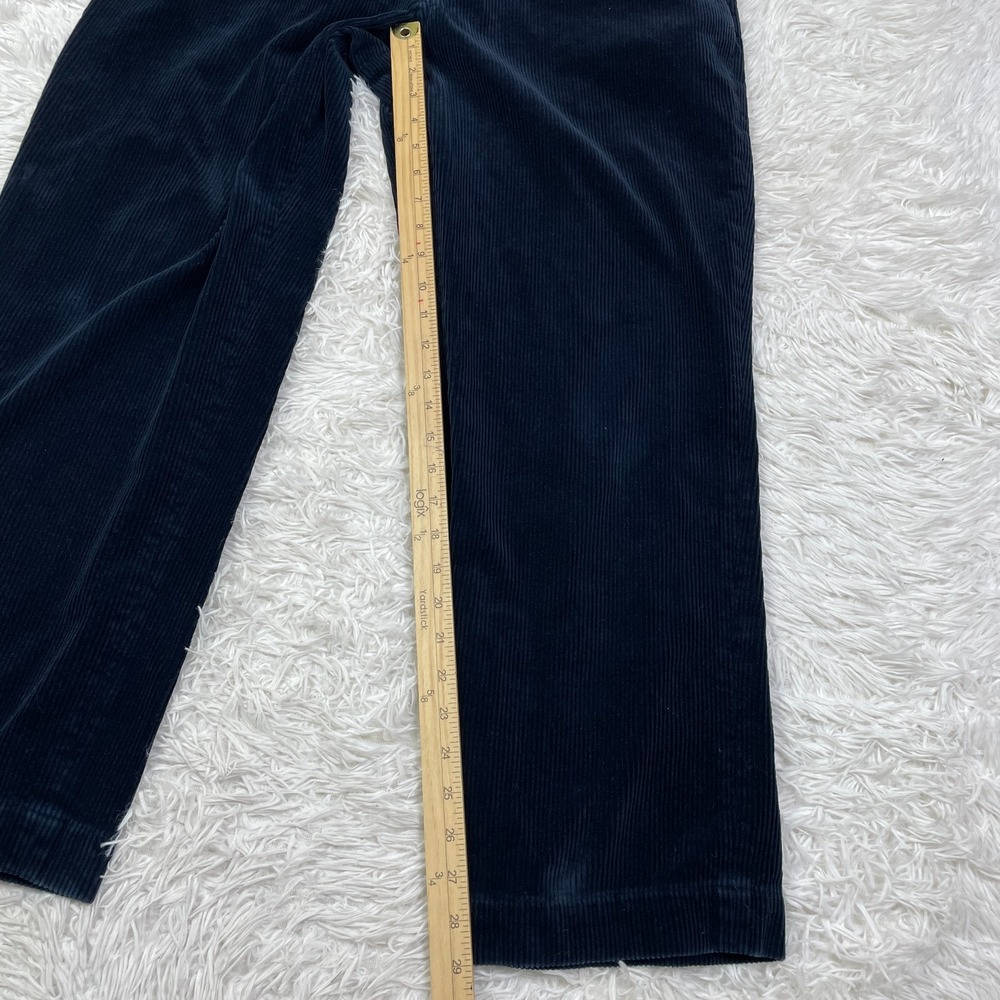 VTG Polo Ralph Lauren Pants‎ Mens 38x30 Blue Corduroy Preston Pant Cotton Casual - Picture 12 of 15